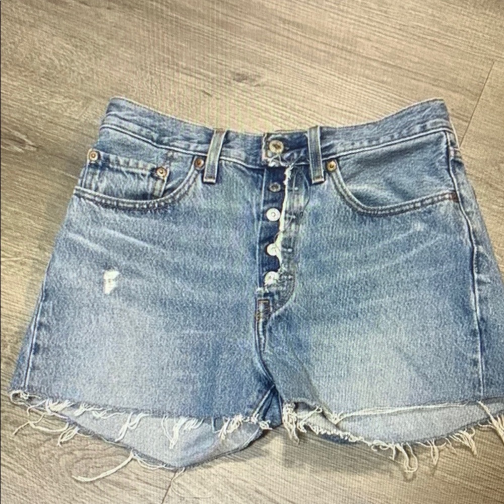 Classic Blue Denim Women's Shorts